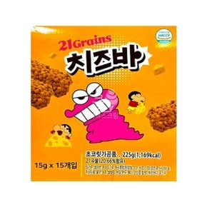 21곡물 짱구 치즈바 15g 15개입 1개