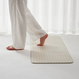 JAJU 폭신하고 발이 편한 양면 매트 120x44cm 베이지 J625902003111