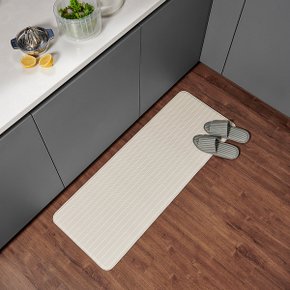 폭신하고 발이 편한 양면 매트 120x44cm 베이지 J625902003111