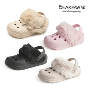 베어파우(BEARPAW) CONNIE KIDS 퍼 클로그 (kids) 4종 택1