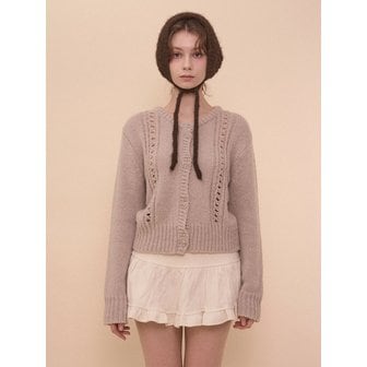 벨리아르 SNOWFLAKE CARDIGAN-CREAM BEIGE