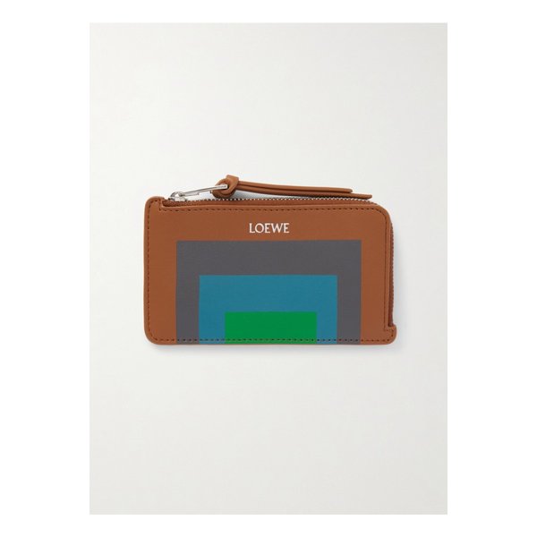 조세프 알버스 프린트 가죽 카드홀더 멀티컬러 46376663162923296