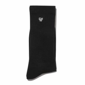 Black Logo Socks_CALAX25110BKX