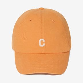스몰 C로고 자수 스탠슬림 핏 볼캡 오렌지 CO2607CA11OG