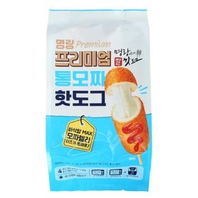 명랑 프리미엄 통모짜 핫도그 90g*4입