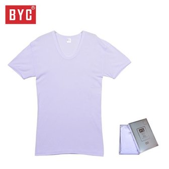  백수런닝  BYC 고급100수 강연사 남성 반팔 런닝 반팔티