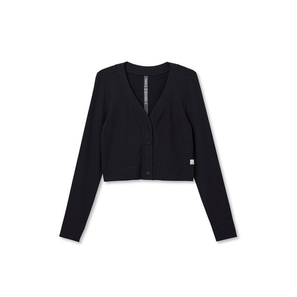 [여성] 포즈 미니 가디건 _ 블랙 VR25321036000