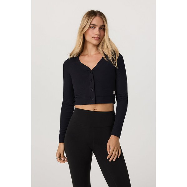 [여성] 포즈 미니 가디건 _ 블랙 VR25321036000