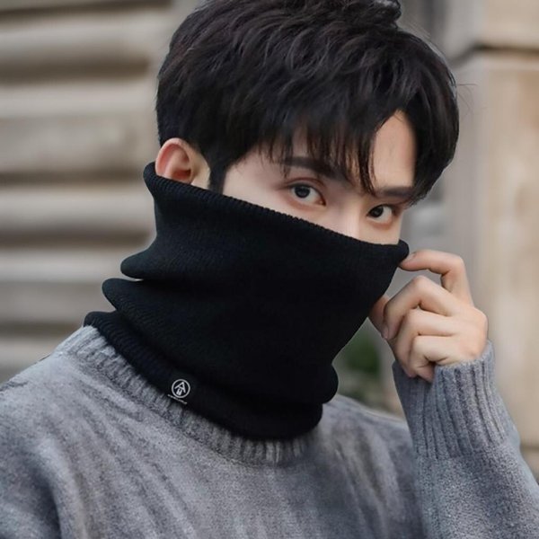 [옷자락] 남자 보온 심플 겨울 넥워머 무지 목도리
