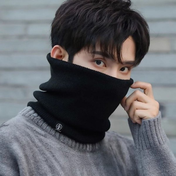 [옷자락] 남자 보온 심플 겨울 넥워머 무지 목도리