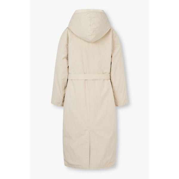 벨티드 후드 롱 다운 코트 7255417108104