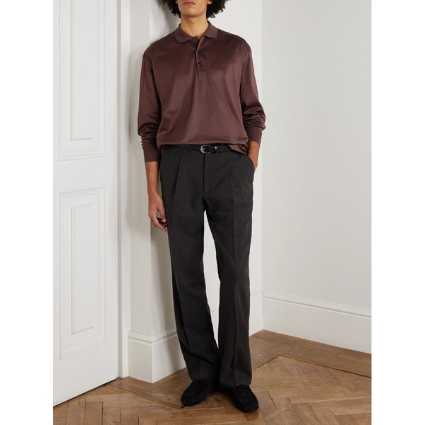 샤르베 코튼 새틴 폴로 셔츠 46376663163146431