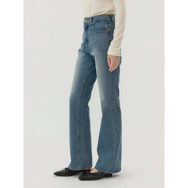 Semi Bootscut Denim Pants Blue AT5PAF086BL