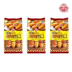 [오뚜기]맛있는 오리지널 핫도그 400g x 3 (15개입)