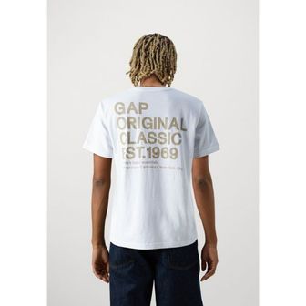 갭 4582402 GAP LOGO - Print T-shirt new off white