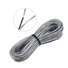 2468 케이블 AWG24 전선 LED 조명 배터리홀더 드론 자동차 배선 블랙투명 5M