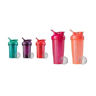  미국 블렌더보틀 쉐이커 보틀 블렌드erBottle 클래식 V2 20Ounce Shaker Bottle 3Pack 레드 그린