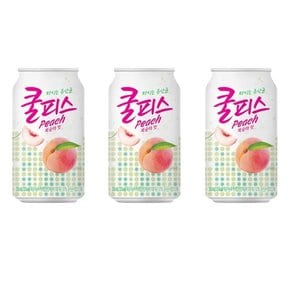 캔음료 동원 쿨피스 복숭아맛 350mlx24개