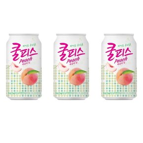 캔음료 동원 쿨피스 복숭아맛 350mlx24개