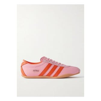아디다스 도쿄 W 가죽 스웨이드 트리밍 셸 스니커즈 브라이트 핑크 1647597358640073