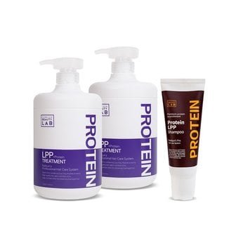 박준 LPP 단백질 트리트먼트 헤어팩 1000ml, 화이트머스크(리뉴얼) 2개 + LPP 샴푸 100ml 1개