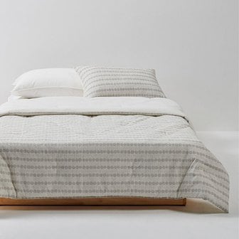 JAJU 드로잉 도트 차렵이불 베개커버 세트 SS 아이보리 J60N902149841