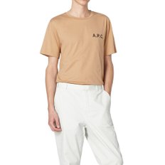 [국내배송] A.P.C. 아페쎄 다니엘 로고 반팔 티셔츠 (베이지) COELH H26026 BAA