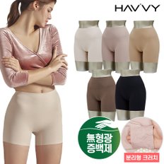 하비  [하비] 5종세트 누디 복부보정 네모팬티(위생용품사용가능)
