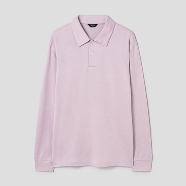 갤럭시라이프스타일 [三無衣服] 스트레치 폴로넥 티셔츠 - 핑크 GC4941S04X