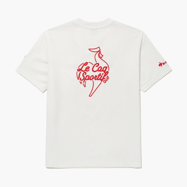 [여주점] 남성 라운드넥 그래픽 티셔츠 GR121MRS21 WHTE