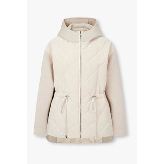 VOV 울 블렌드 후디 패딩 점퍼 7156120001106