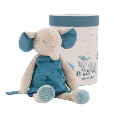 물랑로티 [669021] 코끼리 애착인형 Sous Mon Baobab elephant doll 37cm
