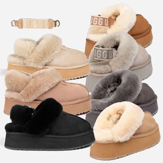 UGG 어그 호즈 오즈웨어 코케트 플랫폼 울 스트랩 슬리퍼 OB114CPD 105523733