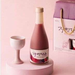 자연담은 복분자 막걸리 6% 360ml