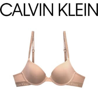 Calvin Klein 모티브 데미 브라팬티세트 QP1062 베이지