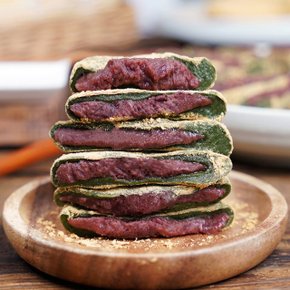 [전라도 청년] 저당 팥앙금 앙금 가득 콩쑥개떡 1.8kg