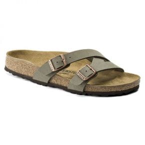 우먼 Birkenstock 야오 버코플로 Birkibuc - 스톤 1016350