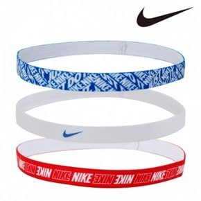 밴드 ZQJ AC9728-495  PRINTED HEADBANDS 3PK AC9728-495