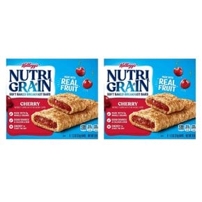 [해외직구]켈로그 뉴트리 그레인 체리 통곡물 바 37g 8입 2팩/ Kelloggs Nutri Grain Cherry 10.4oz