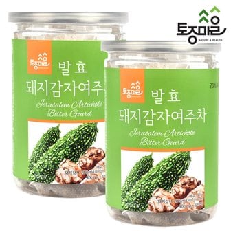 토종마을 발효 돼지감자 여주차 30티백(특허기술발효차) X 2개