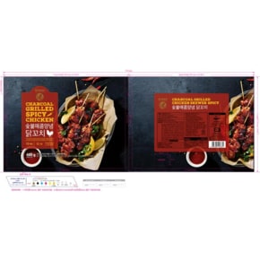 숯불매콤닭꼬치 480g