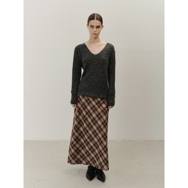 TVF CHECK MAXI SKIRT_2COLORS