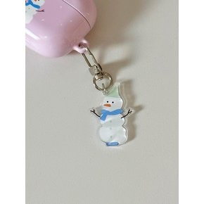 Winter snowman Key ring