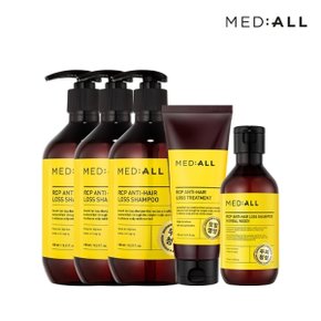 메디올 탈모완화 샴푸 480ml 3개+100ml 1개+트리트먼트 200ml