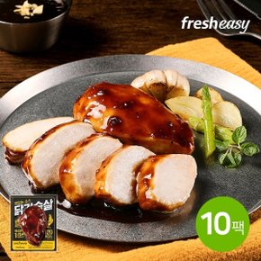 [fresheasy] 누구나홀딱반한닭 맛있는 소스 닭가슴살 블랙알리오맛 100g 10팩