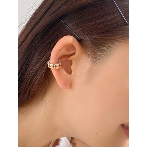 egg bead earcuff