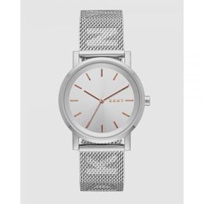 5019356 DKNY Soho Silver-Tone Analogue Watch - Silver