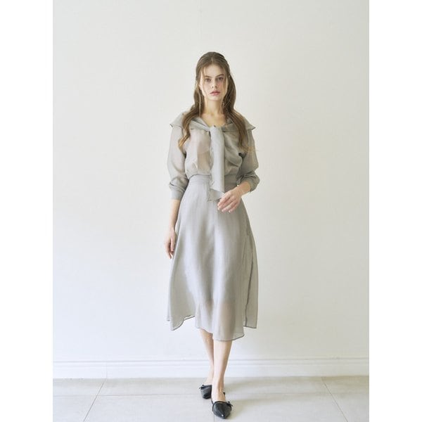 새틴 타이 원피스_3color