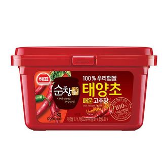 제이큐 사조해표 순창궁 매운햅쌀 고추장 1kg