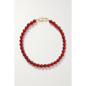 LI&Eacute; STUDIO 리에 스튜디오 로즈 골드 도금 카넬리언 네크리스 레드 1647597320027248